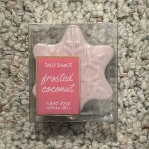 Sweet & Shimmer Frosted Coconut Hand Soap.